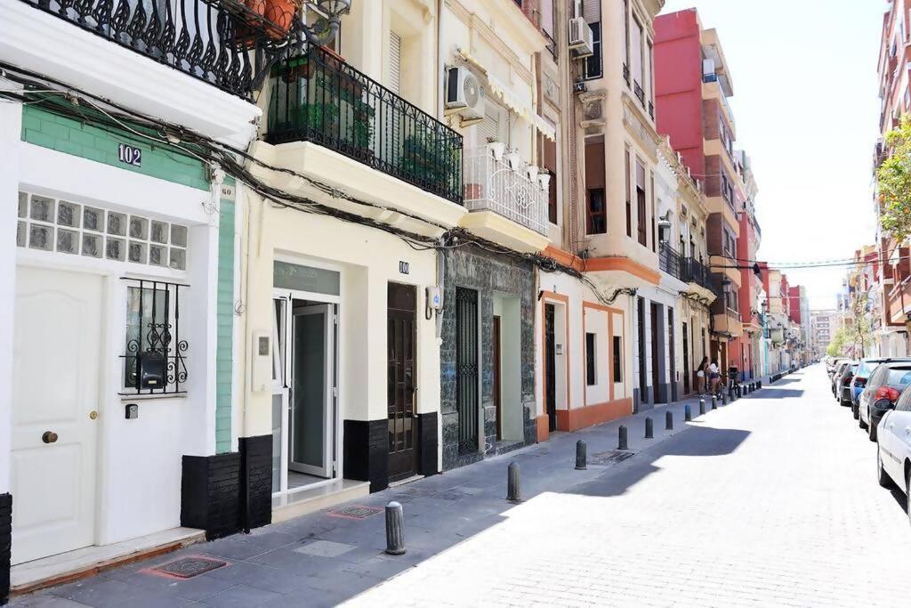 Chic Estudio Privado Al Lado De La Playa 瓦伦西亚 外观 照片