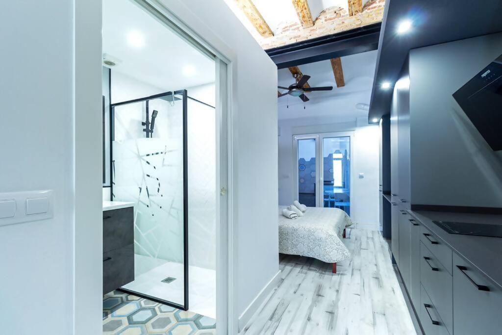 Chic Estudio Privado Al Lado De La Playa 瓦伦西亚 外观 照片